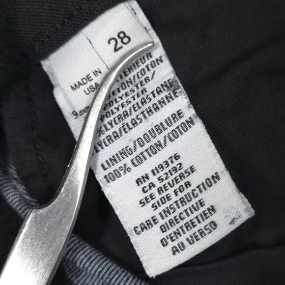 HELMUT LANG Women's Jeggings Denim Size 28 USA🇺🇸MADE Elastic Waist Raw Hem - Picture 11 of 11